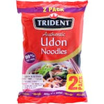 trident udon noodles plain 400g 2pk