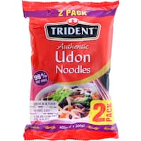 trident udon noodles plain 400g 2pk