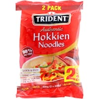 trident hokkien noodles two pack 400g