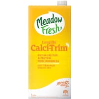 meadow fresh uht milk calci trim 1L