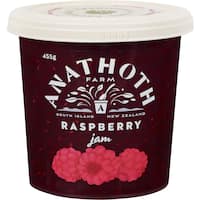 anathoth farm raspberry jam  455g
