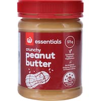 essentials peanut butter crunchy 375g
