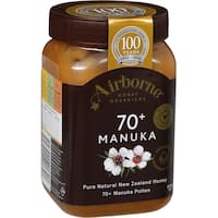 airborne health manuka honey creamed 70plus 500g