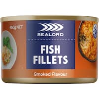 sealord fish fillets chunk style smoked 450g