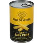 golden sun corn whole baby gluten free 425g