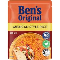 bens original microwave rice mexican 250g