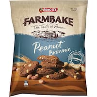 arnotts farmbake cookies peanut brownies 350g