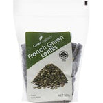 ceres organics lentils french green 500g
