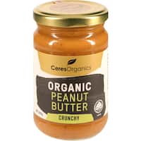 ceres organics peanut butter crunchy 300g