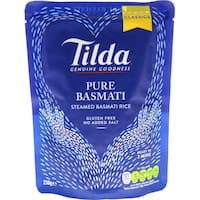 tilda steamed rice pure basmati 250g
