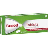 panadol paracetamol tablets 20pk