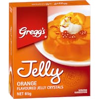 greggs jelly crystals orange flavoured 85g