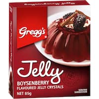 greggs jelly crystals boysenberry flavoured 85g