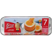 farmer brown eggs dozen brown size 7 12pk