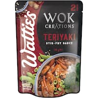 wattie's wok creations stir fry sauce teriyaki 125g