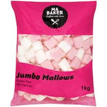bulk mr mallow marshmallows pink & white per kg