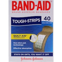 band aid plasters tough strips 40pk