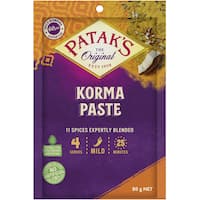 patak's korma curry paste 80g