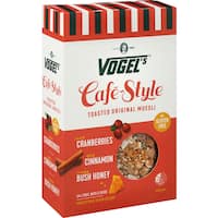 vogels cafe style muesli fruit & nut gf 400g