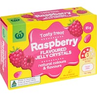 countdown jelly crystals raspberry flavoured 85g