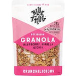 blue frog delicious granola raspberry & vanilla 350g