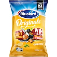 bluebird originals potato chips chicken 150g