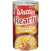 wattie's canned soup corn & bacon chowder 535g
