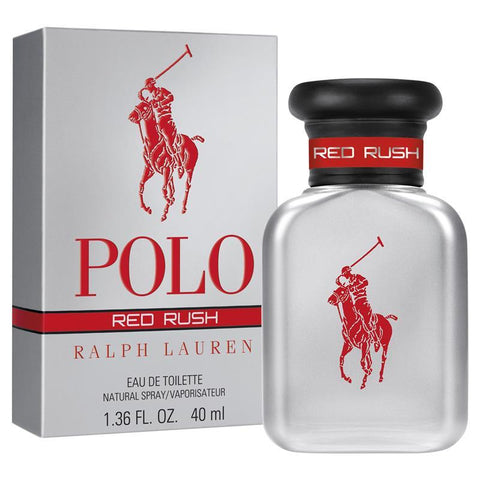 ralph lauren polo red rush for men eau de toilette 40ml spray exclusive size