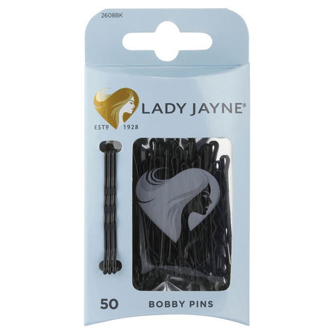 lady jayne 2608bk bobby pins black 50 pack