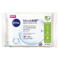 nivea daily essentials sensitive 3 in 1 micellar wipes 25