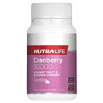 nutra-life cranberry 50000 50 capsules