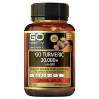 go healthy turmeric 30000+ 1 a day 30 vegetable capsules