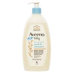 aveeno baby daily moisture lightly scented wash & shampoo 532ml