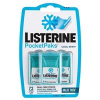 listerine pocketpaks cool mint 72 strips