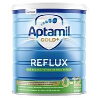 aptamil gold + reflux infant formula from birth 0-12 months 900g