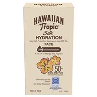 hawaiian tropic silk hydration faces 50+ 100ml