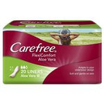 carefree barely there aloe 20 liners