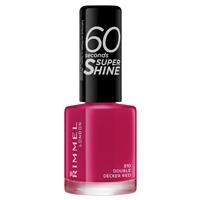 rimmel 60 seconds nail polish double decker red
