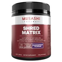 musashi shred matrix powder 270g