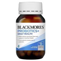 blackmores probiotics+ daily health 30 capsules