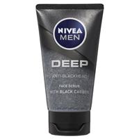 nivea men deep face scrub 75ml