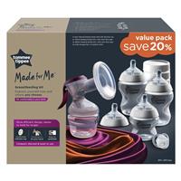 tommee tippee closer to nature breastfeeding kit with manual pump