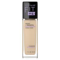maybelline fit me dewy & smooth luminous liquid foundation - classic ivory 120