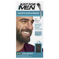 just for men beard colour - dark brown