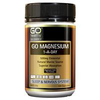 go healthy magnesium one-a-day 500mg 120 capsules