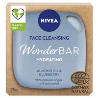 nivea face cleansing wonderbar hydrating 75g