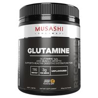 musashi glutamine unflavoured 350g