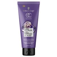 schwarzkopf extra care blonde anti-yellow toning purple conditioner 250ml