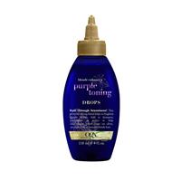 ogx blonde enhance + purple color toning drops 118ml
