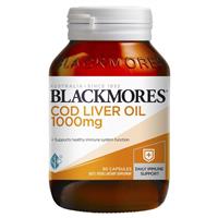 blackmores cod liver oil 1000mg 80 capsules
